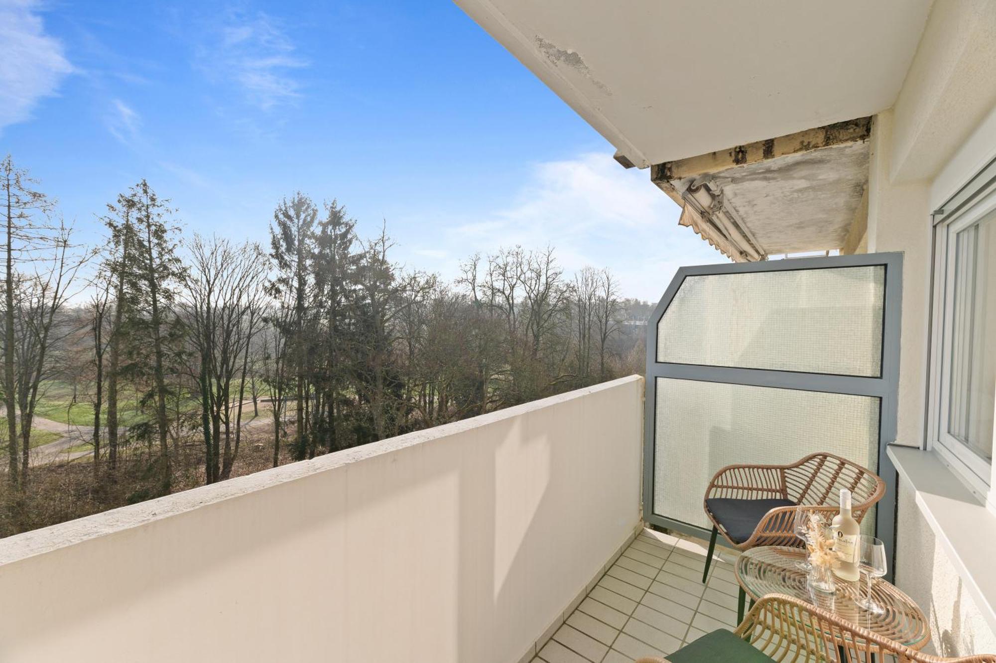 Roomfall Am Kurpark Mit Blick Ins Gruene-Parkplatz-Waschmaschine-Kueche-Wifi Bad Rappenau Buitenkant foto